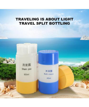 ZJchao Split Bottle Reusable Multipurpose Refillable Plastic Bottle Set Proof for Travel - Buy Online on GoSupps.com
