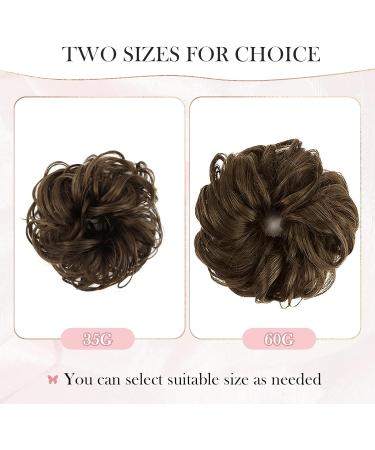 Vlasy Messy Bun Hair Piece 35g 10# | Curly Wavy Scrunchies Extensions for Women | Synthetic Chignons Updo Accessory - Buy Online on GoSupps.com