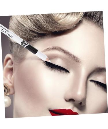 Healeved 10pcs Lying Silkworm Eyeliner White Makeup Brow Pencil Makeup Eyeliner Highlighter Gel Wooden Pole 1 count (Pack of 1) White - Buy Online on GoSupps.com