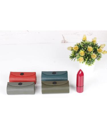 ARTISENIA Maroon Leather Lipstick Case Holder - Mother's Day Gift - Organizer Bag for Purse - Buy Online on GoSupps.com