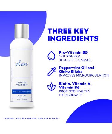 Elon Thinning Hair Leave-in Treatment 6.7oz - Revitalizing Hair Loss & Growth Solution for Women - Scalp Conditioner for All Hair Types - Buy Online on GoSupps.com