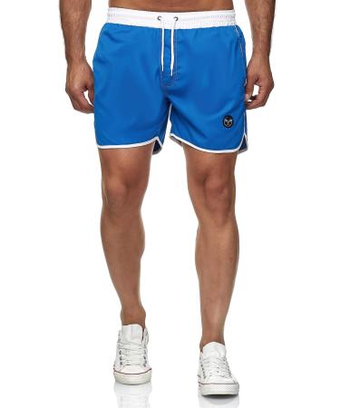 Kayhan men-bathrooms men's bathrooms boys swim shorts men swimming sports pants short pants quick-drying sports swimming trousers with mesh s-6xl multi-colored blue 03