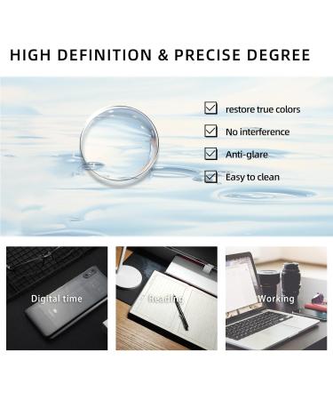 MMOWW Blue Light Filter Reading Glasses for Men & Women - Retro Round Metal Frame - Fashionable Rose Gold - Computer Protection 0.0x - Buy Online on GoSupps.com