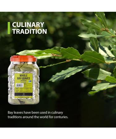 Soeos Feuilles de laurier 227 g sans OGM feuille de laurier s ch e fra chement emball e pour garder au frais herbes de laurier pour la cuisson feuilles de laurier s ch es 8 oz (227 g) - Buy Online on GoSupps.com