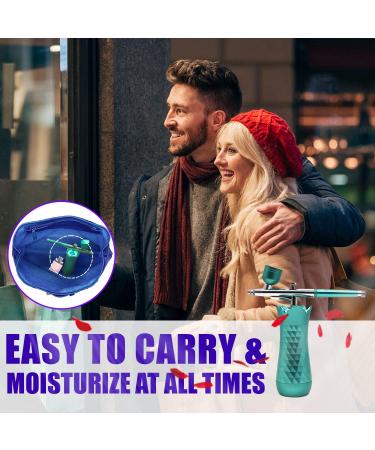 Mini Handheld Airbrush Kit with Compressor - Rechargeable Cordless for Makeup, Cake Decorating, Nail Art & Tattoo - Oxygen Facial Sprayer - Buy Online on GoSupps.com