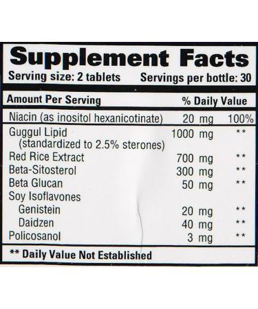 Healthy Choice Naturals Cholesterol Care Supplement - All Natural Formula (3 bottles/180 Tablets) - Buy Online on GoSupps.com