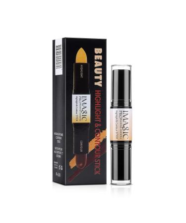 CCbeauty Dual-ended Contour Stick Makeup Kit - Light/Universal | Long Lasting, Waterproof Bronzer & Highlighter Sticks for Face Contouring - Buy Online on GoSupps.com