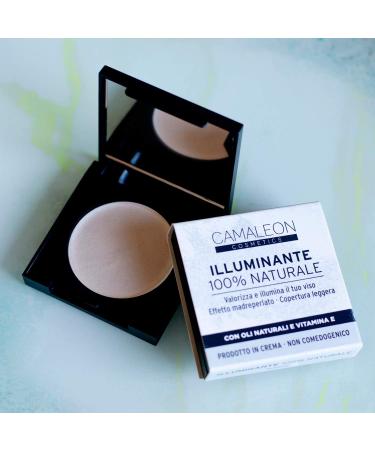  CAMALEON Camaleon Cosmetics - Natural White Highlighter - Cream - 100% Natural - Vegan - 1 Unit 2.5g - Buy Online on GoSupps.com