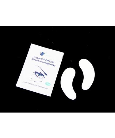 Dermastil 100 pairs of eye pads eye gel pads for eyelash extensions - Lint Free Eye Gel Patch for Eyelash Extensions