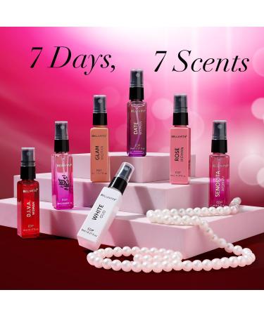 BELL.A VITA Discovery Gift Set 7x8ML Eau De Parfum Perfume for Women with Floral Fresh & Fruity Long Lasting EDP Fragrance Scent - Buy Online on GoSupps.com