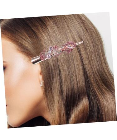 Beaupretty rhinestone hair clip bridal hair clip red hair clip crystal hair clips rhinestone barrettes flat hair clip rhinestone hair barrette Korean version Metal bride hair Crystal - Buy Online on GoSupps.com