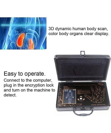 Quantum Magnetic Health Analyzer Quantum Analyzer Portable Professional Quantum Resonance Body Analyzer Body Health Scanner with Dynamic 3D Analysis for Health Analysi - Buy Online on GoSupps.com