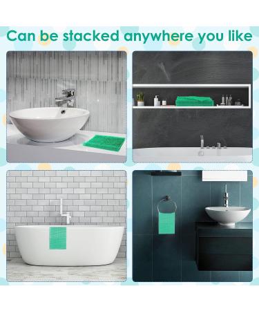 Sibba African Net Long Bath Sponge - Exfoliating Shower Body Scrubber - Green - Buy Online on GoSupps.com