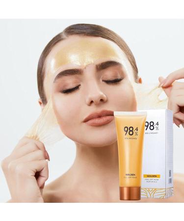 Gold Foil Peel Off 98.4% Gold Facial Remover Moisturizing Cleansing Facial Reduces Fine Lines Cleans Pores - Buy Online on GoSupps.com