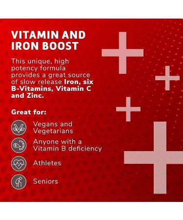 Globulo Rojo Iron Supplement - Dietary Supplement Pills with High Potency Iron & B Vitamins 60 Tablets - 6 Pack 60 Count (Pack of 6) - Buy Online on GoSupps.com