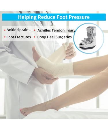 Inflatable Walking Boot for Heel Pain & Ankle Injuries - Short Air Cam Walker Brace for Fractures Plantar Fasciitis & Achilles Tendon Support - Buy Online on GoSupps.com