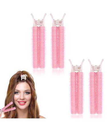 4PCS Volumizing Hair Clips  Root Clips for Hair  Hair Clips for Volume  Hair Volume Clips for Roots  Instant Hair Volume Clip DIY Hair Styling Tool for Women Girls - Pink 4PCS pink