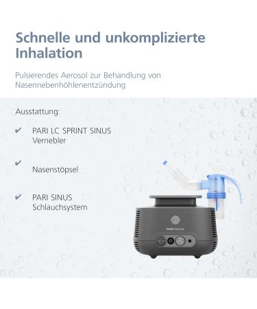 Pari Sinus2 Inhalation Device for Children & Adults | Pulsating Aerosol Sinus Treatment | Fast International Shipping - Buy Online on GoSupps.com