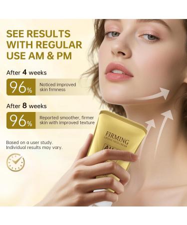 COSMOO AH-8 Firming Neck Cream for Crepey Skin Hexapeptide Moisturizer Tightening & Wrinkle Reduction Anti-Aging Neck Treatment - Buy Online on GoSupps.com