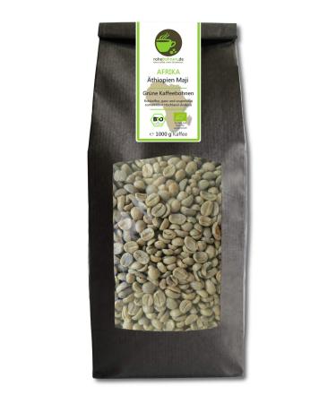 Organic green coffee Arabica Ethiopia Maji 1000g