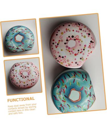 PartyKindom Lens Holder: 2 Sets Contact Lens Case with Mirror & Film - Travel-Friendly Plastic Tool - Buy Online on GoSupps.com