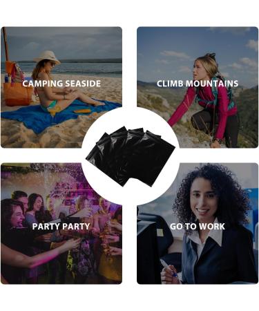 100pcs Black Sanitary Bags for Hygiene | Tampon & Sanitary Napkin Disposal | Ladies Hygiene Solutions - Buy Online on GoSupps.com