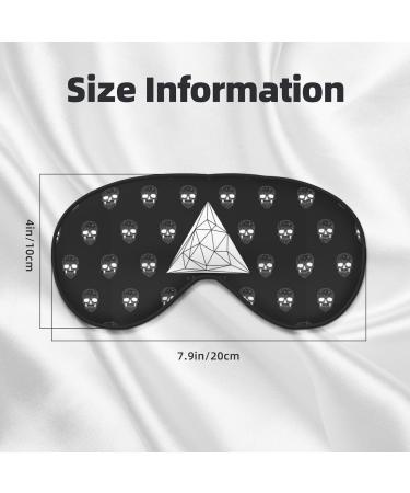 Buy Polygonal Modern Crystal Skull Sleep Mask - Adjustable Double-Sided Soft Eye Covers for Perfect Sleep & Reduced Eye Edema | International Shipping - Buy Online on GoSupps.com