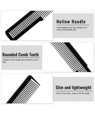 Blend Fade Comb Barber Fade Comb Heat Resistant Fade Comb Blending Hair Styling Barber Comb Professional Hair Cutting Comb with Hair Trimming Guide Neckline Shaving Template Haircut Band for Men Black-3 - Buy Online on GoSupps.com