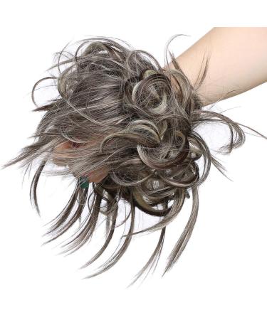 Shop SEGO Hair Part Hair Tie | Curly Hair Extension Updo | Wavy 45g Dark Brown & Blonde #6AH613 - Buy Online on GoSupps.com