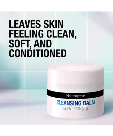 Neutrogena Makeup Melting Cleansing Balm - Gentle Face Cleanser for Dirt, Oil, and Makeup Removal - 2.6 oz - Buy Online on GoSupps.com