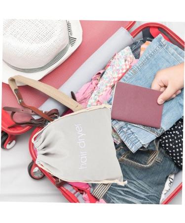 Beavorty 10 Pcs Hair Dryer Storage Bag Canvas Blowdryer Gym Cloth Storage Bag Dry Bag Drawstring Travel 33x30x0.5cmx5pcs Assorted Colorx5pcs - Buy Online on GoSupps.com