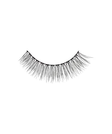 KISS Looks So Natural False Eyelashes - Lightweight Reusable Cruelty-Free Natural-Looking Contact Lens Friendly - Style Shy - 1 Pair Black - Buy Online on GoSupps.com
