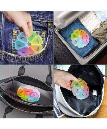 7-Day Weekly Large Pill Organizer for Fish Oil, Supplements, Vitamins - Travel Friendly Pill Case and Medicine Organizer - Buy Online on GoSupps.com