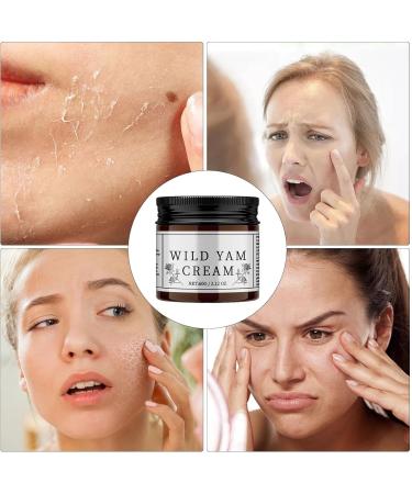 Wild Yam Cream Wild Yam Cream For Menopause Natural Relief For Perimenopause Symptoms Advanced Plant-Based Formula Wild Yam Moisturizing Cream Hormonal Balance Cream For Women (60g) - Buy Online on GoSupps.com