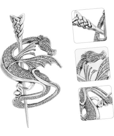 minkissy Vintage Viking Hairpins Irish Hair Clips Knot Hair Clips Viking Hair Accessories Hair Bun Stick Thru Hair Barrette with Stick Hair Pin Hair Sticks Hollow Alloy Miss Headgear - Buy Online on GoSupps.com