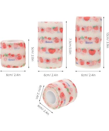 HANABASS Self Adhesive Bandages Wrap - 3 Rolls Non-Woven Breathable Vet Wrap for Dog Protection | International Shipping Available - Buy Online on GoSupps.com