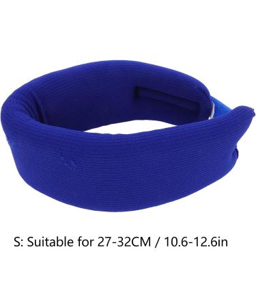Neck Brace Foam Neck Support Adjustable Neck Cervical Support Brace Neck Pain for Pressure Soft Cervical Collar for Home Dark Blue (S) Combination Fitness Supplies - Buy Online on GoSupps.com