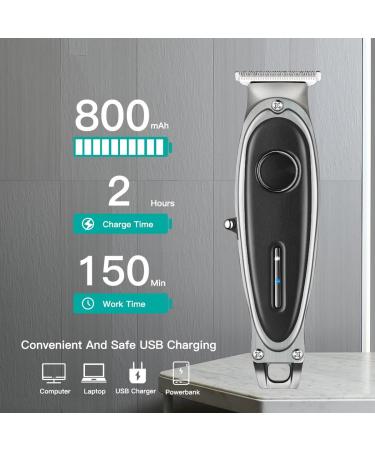 Hair Clippers for Men Cordless Professional Metal Hair Trimmer for Men Rechargeable Beard Stubble Hair Clipper Electric Body Trimmer Lithium Battery (Color : Orange) - Buy Online on GoSupps.com