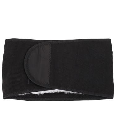 Healifty 1pc Warm Waist Back Support Belt Waist Wrap Waist Lower Winter Thicken Thermal Plush Waist Lumbar Support Band Waist Warmer Belt Waist Brace Wool Elastic Australia Men and Women black