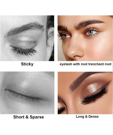 Rosarden Galaxy Glitter Waterproof Mascara - Long Lasting Shiny Sparkle for Eyelashes - Makeup for Length and Volume - Smudge Proof for Party Wedding - Buy Online on GoSupps.com