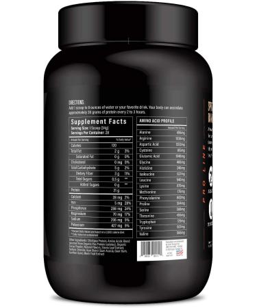 Organic Vegan Chickpea Protein Powder - All-Natural Chocolate Flavor 21g Protein & Only 2 Net Carbs | Sport Formula - Buy Online on GoSupps.com