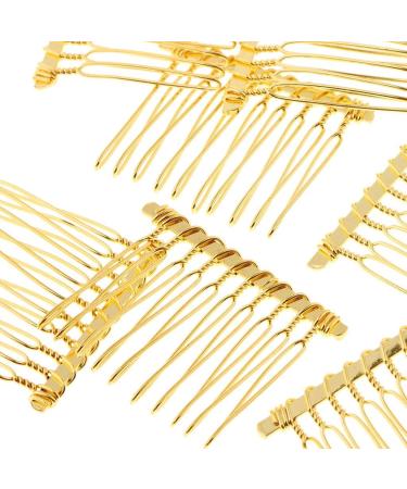 Chiwanji 10-Piece Vintage Hair Comb Set | Stylish Gold Hair Accessories for Women - Perfect for International Shipping - Buy Online on GoSupps.com