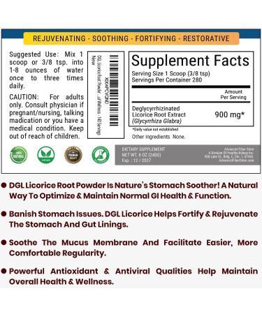 Kidney Restore DGL Licorice Root Powder Supplement - Made from Licorice Root Extract for Digestive Health and Gut Lining Support - Deglycyrrhizinated Mulethi Powder for Gut Wellness - 140 Servings 4 Ounce (Pack of 1) - Buy Online on GoSupps.com
