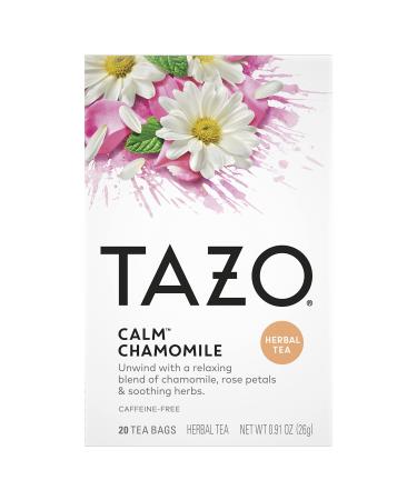 Tazo Herbal Infusion Tea-Calm Chamomile (Decaf) 20 Filter Bags