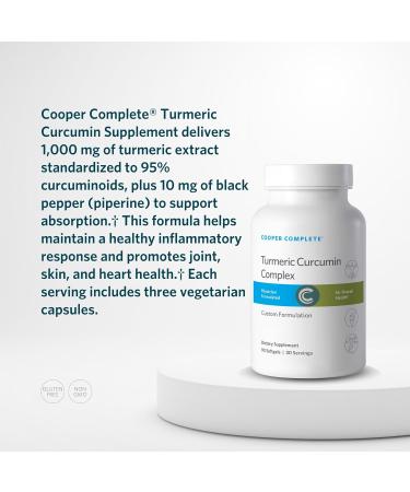 Cooper Complete - Turmeric Curcumin Complex with BioPerine 90 Softgels. Pack of 1 - Buy Online on GoSupps.com