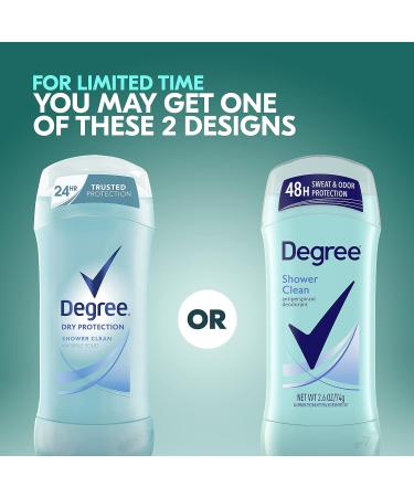 Degree Dry Protection Antiperspirant Deodorant - Shower Clean 75 ml - Buy Online on GoSupps.com
