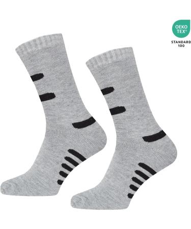 BestSale247 Men's Thermal Socks - 6 or 12 Pairs Warm Thick Winter Sports Socks - Cotton Size 43-46 Color Mix - Buy Online on GoSupps.com