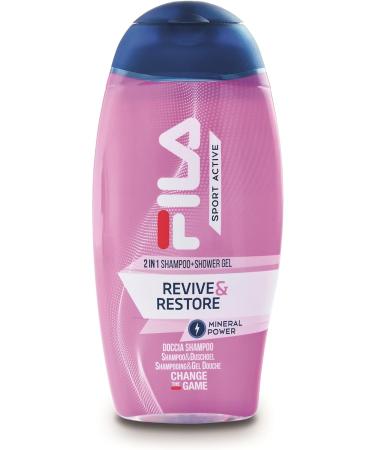 Fila Revive & Restore Woman Shampoo Shower Gel - Nourishing Cleaning for Sports and Streetwear Fans | 250 ml Shower Gel - Buy Online on GoSupps.com