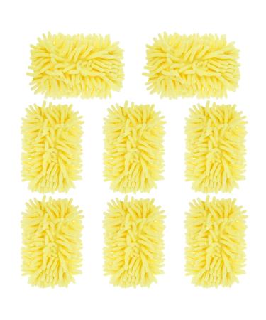 UYEXM 8Pcs Duster Refill Compatible with Hand Duster Soft Chenille Ceiling Fan Duster Refill Reusable Duster Replacement Duster Replacement Pad Duster Replacement Head for Cleaning Ceiling Fan
