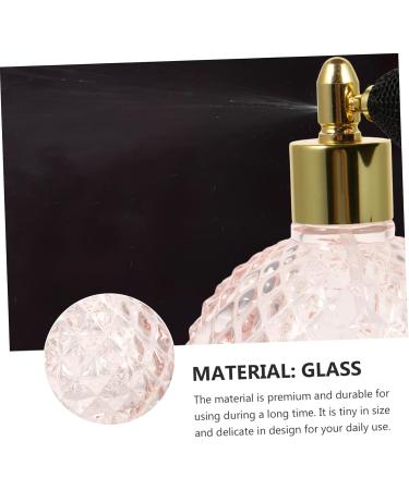MAGICLULU 3 Sets Perfume Bottle Valentines Day Perfume Mister Vintage Small Perfume Style Pump Cologne Clear Mini Perfumes Makeup Oil Put Scent Old Pink Glass Travel Bulb Crystal - Buy Online on GoSupps.com